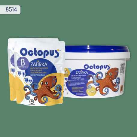 Двокомпонентна епоксидна фуга Octopus Zatirka колір 8514, 2,5 кг (8514-2)