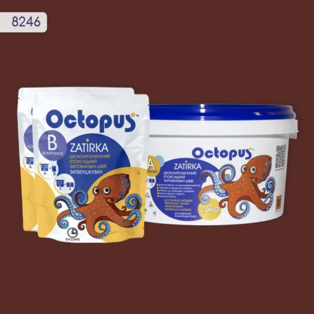 Двокомпонентнпа епоксидна фуга Octopus Zatirka колір 8246, 2,5 кг (8246-2)