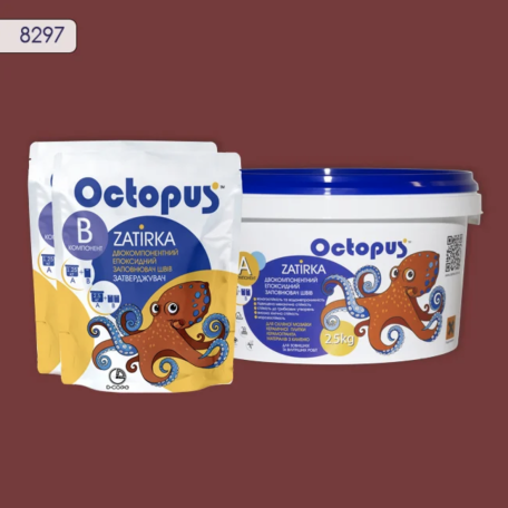 Двокомпонентна епоксидна фуга Octopus Zatirka колір 8297, 2,5 кг (8297-2)