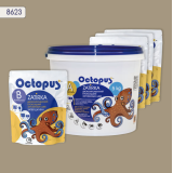 Двокомпонентна епоксидна фуга Octopus Zatirka колір сірий 8623, 5 кг (8623-5)