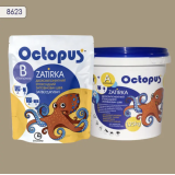 Двокомпонентна епоксидна фуга Octopus Zatirka колір сірий 8623, 1,25 кг (8623-1)