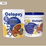 Двокомпонентна епоксидна фуга Octopus Zatirka колір сірий 8621, 1,25 кг (8621-1)