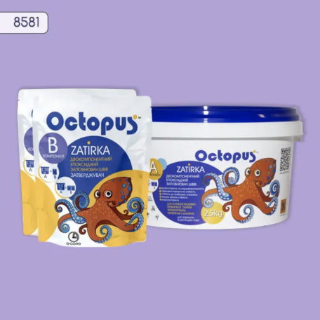 Двокомпонентна епоксидна фуга Octopus Zatirka колір 8581, 2,5 кг (8581-2)