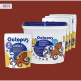 Двокомпонентна епоксидна фуга Octopus Zatirka колір червоний 8576, 5 кг (8576-5)
