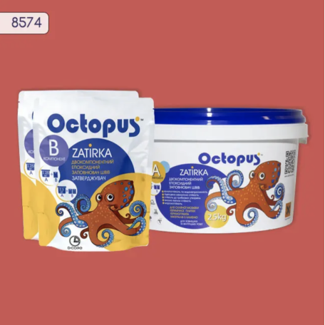 Двокомпонентна епоксидна фуга Octopus Zatirka колір 8574, 2,5 кг (8574-2)