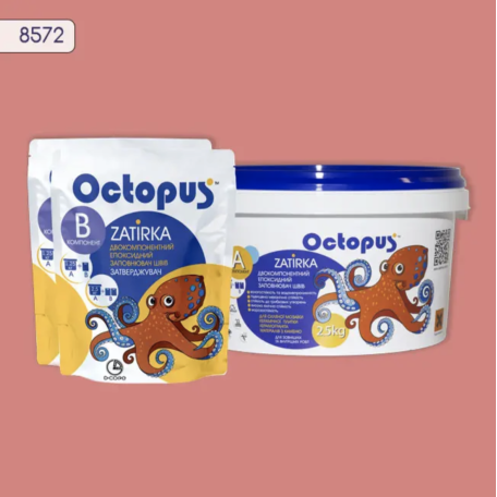 Двокомпонентна епоксидна фуга Octopus Zatirka колір 8572, 2,5 кг (8572-2)