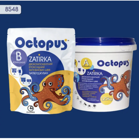 Двокомпонентна епоксидна фуга Octopus Zatirka колір 8548, 1,25 кг (8548-1)