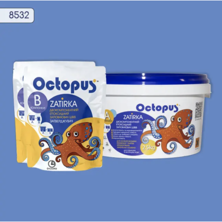 Двокомпонентна епоксидна фуга Octopus Zatirka колір 8532, 2,5 кг (8532-2)