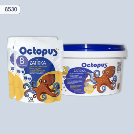 Двокомпонентна епоксидна фуга Octopus Zatirka колір 8530, 2,5 кг (8530-2)