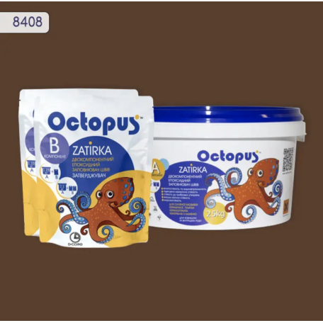 Двокомпонентна епоксидна фуга Octopus Zatirka колір 8408, 2,5 кг (8408-2)