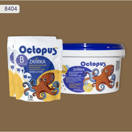 Двокомпонентна епоксидна фуга Octopus Zatirka 8404, 2,5 кг (8404-2)