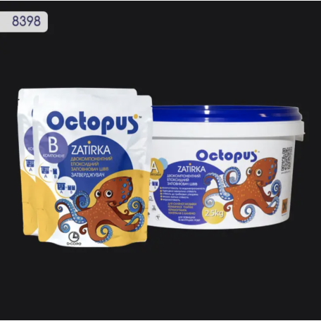 Двокомпонентна епоксидна фуга Octopus Zatirka колір 8398, 2,5 кг (8398-2)