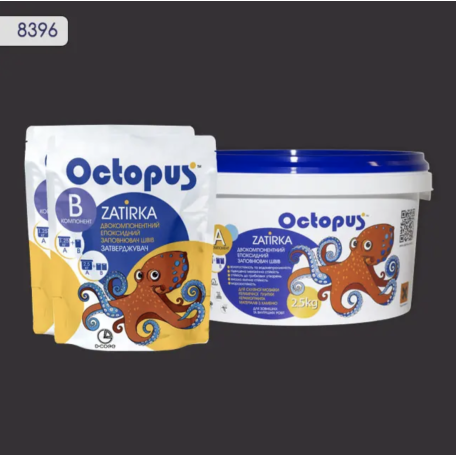 Двокомпонентна епоксидна фуга Octopus Zatirka колір 8396, 2,5 кг (8396-2)
