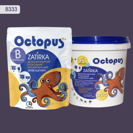 Двокомпонентна епоксидна фуга Octopus Zatirka колір 8333, 1,25 кг (8333-1)
