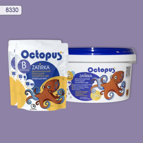 Двокомпонентна епоксидна фуга Octopus Zatirka колір 8330, 2,5 кг (8330-2)