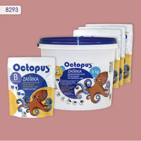 Двокомпонентна епоксидна фуга Octopus Zatirka колір 8293, 5 кг (8293-5)