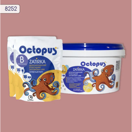 Двокомпонентна епоксидна фуга Octopus Zatirka колір 8252, 2,5 кг (8252-2)