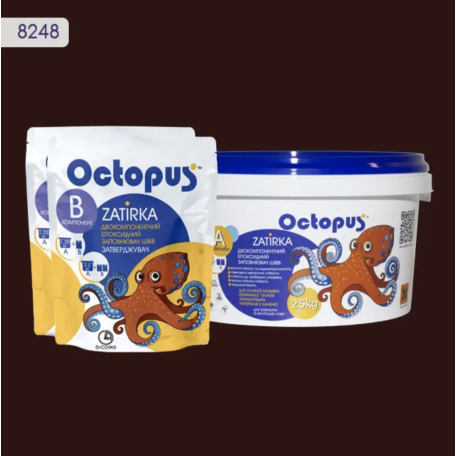 Двокомпонентна епоксидна фуга Octopus Zatirka колір 8248, 2,5 кг (8248-2)