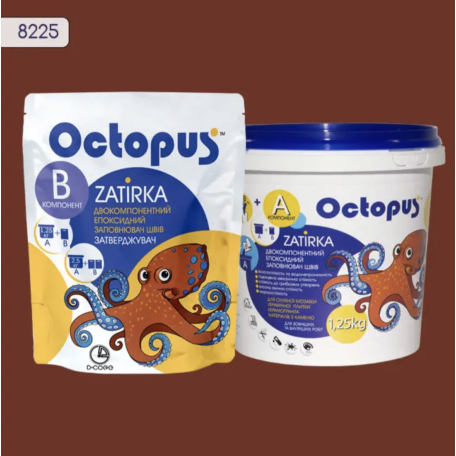 Двокомпонентна епоксидна фуга Octopus Zatirka колір 8225, 1,25 кг (8225-1)