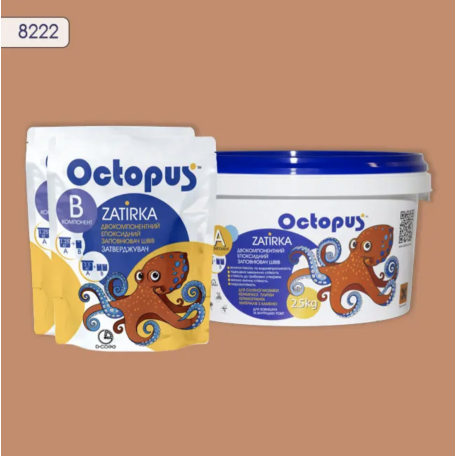 Двокомпонентна епоксидна фуга Octopus Zatirka колір 8222, 2,5 кг (8222-2)