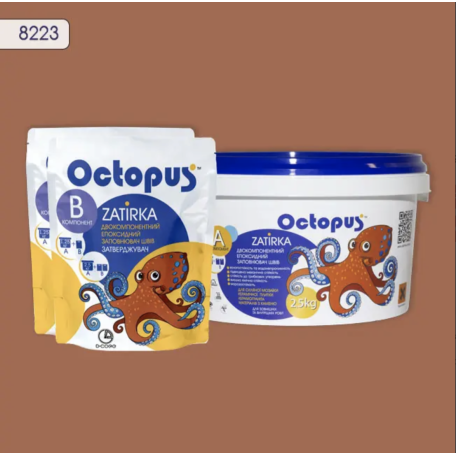 Двокомпонентна епоксидна фуга Octopus Zatirka колір 8223, 2,5 кг (8223-2)
