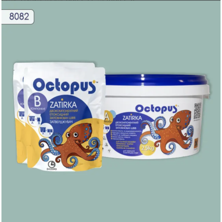 Двокомпонентна епоксидна фуга Octopus Zatirka колір 8082, 2,5 кг (8082-2)