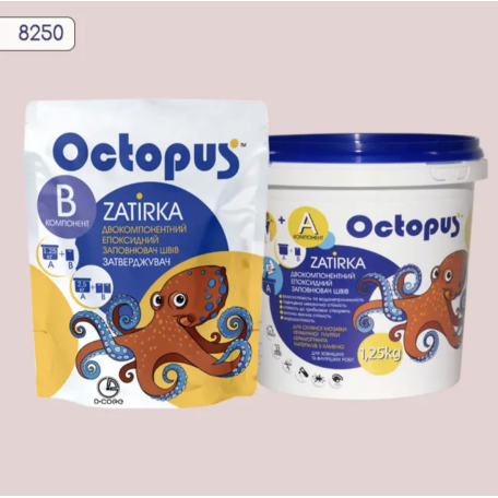 Двокомпонентна епоксидна фуга Octopus Zatirka колір 8250, 1,25 кг (8250-1)