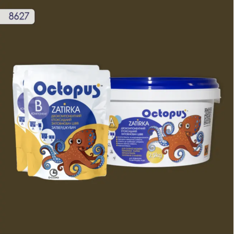 Двокомпонентна епоксидна фуга Octopus Zatirka колір 8627, 2,5 кг (8627-2)