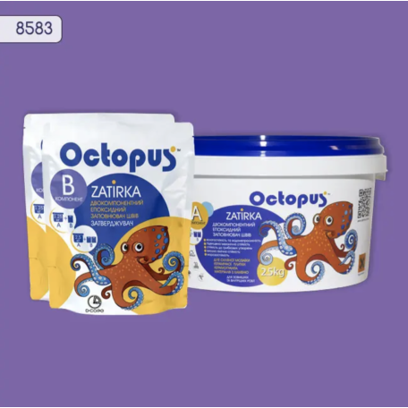 Двокомпонентна епоксидна фуга Octopus Zatirka колір 8583, 2,5 кг (8583-2)