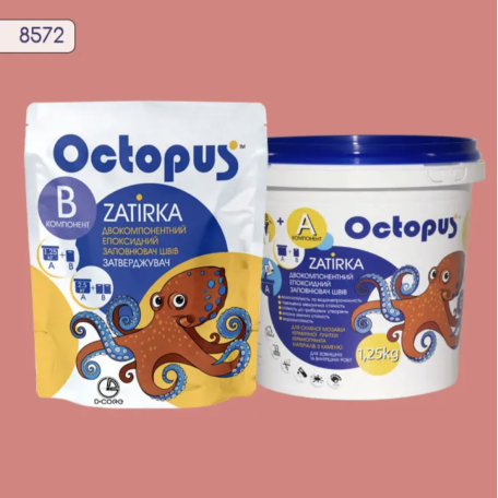 Двокомпонентна епоксидна фуга Octopus Zatirka колір 8572, 1,25 кг (8572-1)
