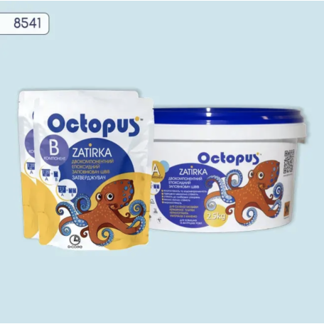 Двокомпонентна епоксидна фуга Octopus Zatirka колір 8541, 2,5 кг (8541-2)