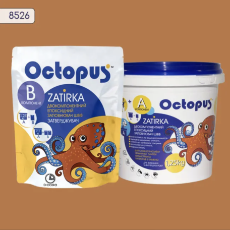 Двокомпонентна епоксидна фуга Octopus Zatirka колір 8526, 1,25 кг (8526-1)