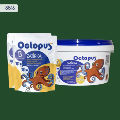 Двокомпонентна епоксидна фуга Octopus Zatirka колір 8516, 1,25 кг (8516-1)