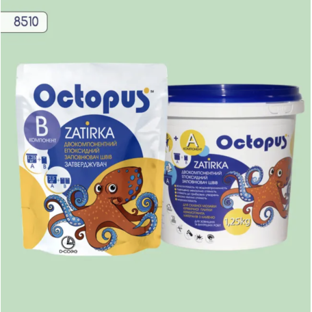 Двокомпонентна епоксидна фуга Octopus Zatirka колір 8510, 1,25 кг (8510-1)