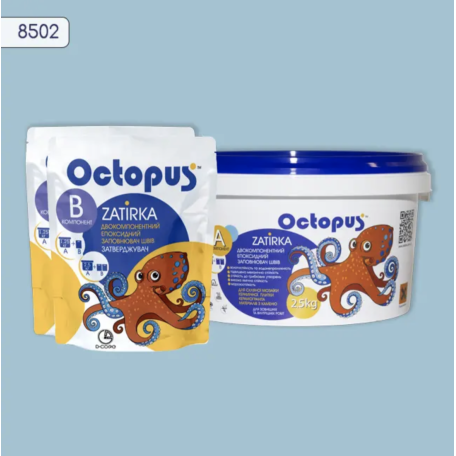 Двокомпонентна епоксидна фуга Octopus Zatirka колір 8502, 2,5 кг (8502-2)