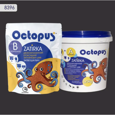 Двокомпонентна епоксидна фуга Octopus Zatirka колір 8396, 1,25 кг (8396-1)