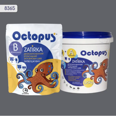 Двокомпонентна епоксидна фуга Octopus Zatirka колір 8365, 1,25 кг (8365-1)