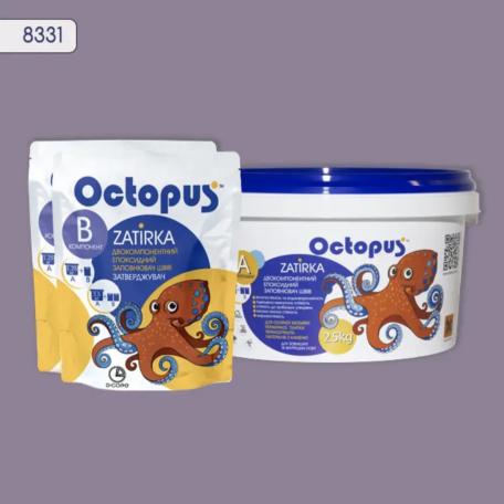 Двокомпонентна епоксидна фуга Octopus Zatirka колір 8331, 2,5 кг (8331-2)