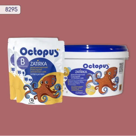Двокомпонентна епоксидна фуга Octopus Zatirka колір 8295, 2,5 кг (8295-2)