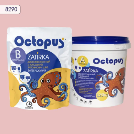 Двокомпонентна епоксидна фуга Octopus Zatirka колір 8290, 1,25 кг (8290-1)