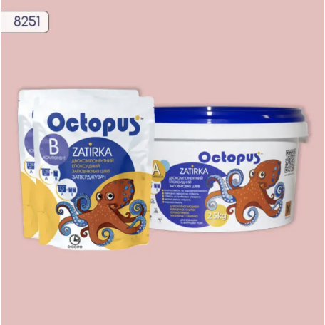 Двокомпонентна епоксидна фуга Octopus Zatirka колір 8251, 2,5 кг (8251-2)