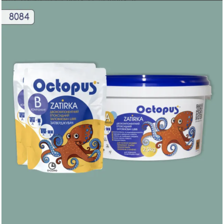 Двокомпонентна епоксидна фуга Octopus Zatirka колір 8084, 2,5 кг (8084-2)