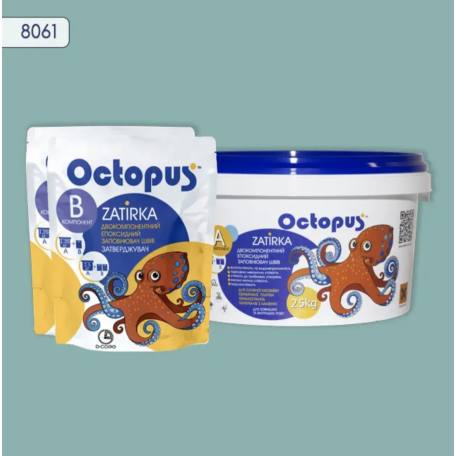 Двокомпонентна епоксидна фуга Octopus Zatirka колір 8061, 2,5 кг (8061-2)