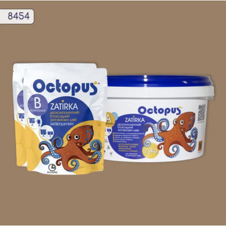 Двокомпонентна епоксидна фуга Octopus Zatirka колір 8454, 2,5 кг (8454-2)