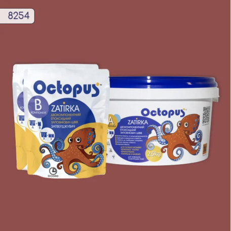 Двокомпонентна епоксидна фуга Octopus Zatirka колір 8254, 2,5 кг (8254-2)