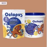 Двокомпонентна епоксидна фуга Octopus Zatirka колір коричнево-персиковий 8222 1,25 кг (8222-1)
