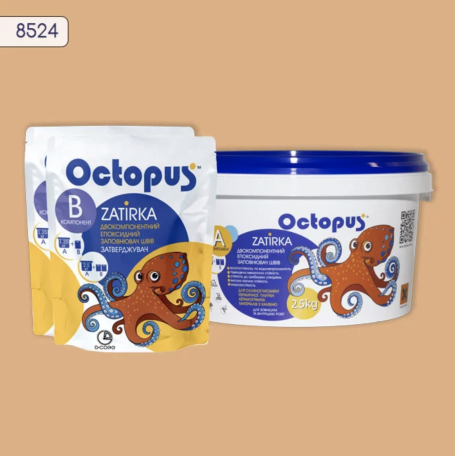 Двокомпонентна епоксидна фуга Octopus Zatirka колір 8524, 2,5 кг (8524-2)