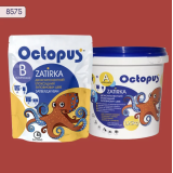 Двокомпонентна епоксидна фуга Octopus Zatirka колір червоний 8575 1,25 кг (8575-1)