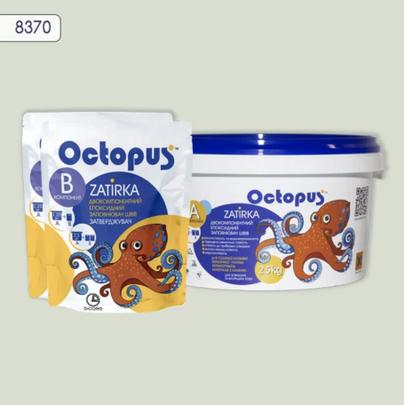 Двокомпонентна епоксидна фуга Octopus Zatirka колір 8370, 2,5 кг (8370-2)