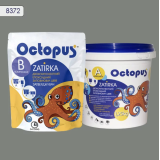 Двокомпонентна епоксидна фуга Octopus Zatirka колір 8372 сірий асфальт 1,25 кг (8372-1)